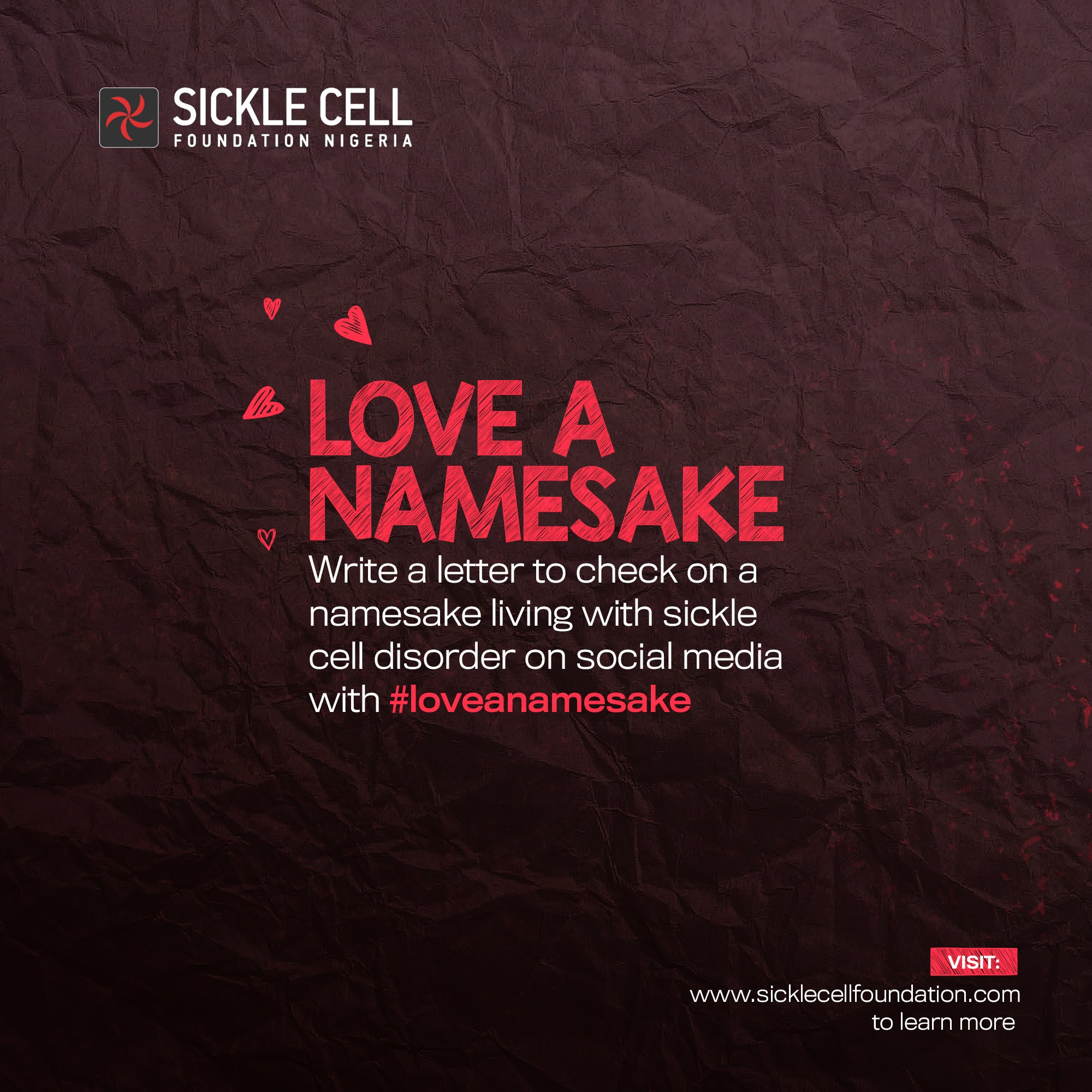 Sickle Cell Foundation - Love a Nigerian